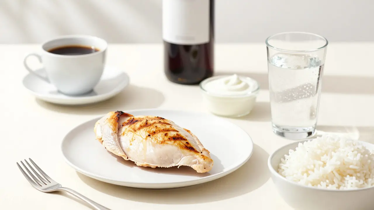 Bílá dieta: kuřecí maso, ryby a jogurt pro bělení zubů