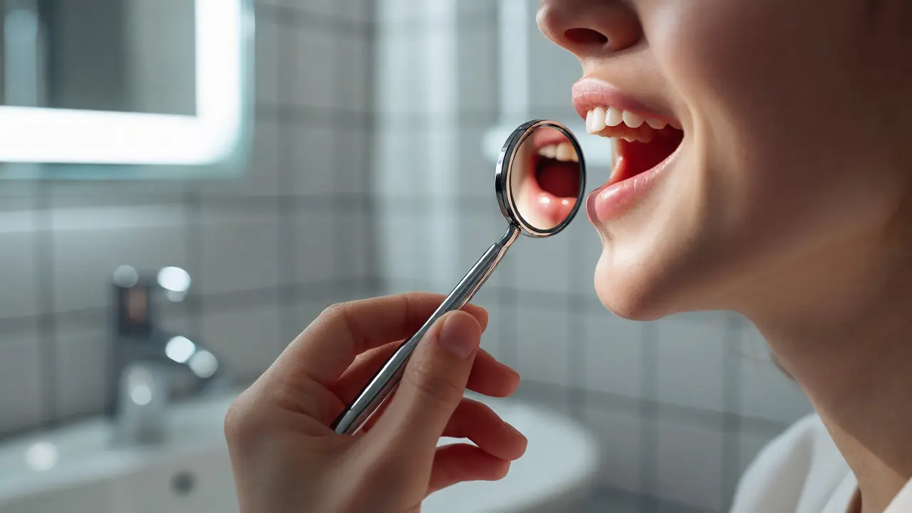 Dentální zrcátko: Průvodce kontrolou zubních erozí doma