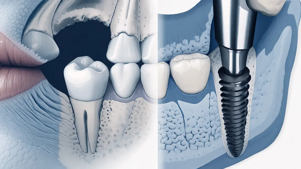Porovnání úbytku kosti a stability při použití zubního implantátu
